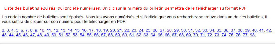 Bulletins